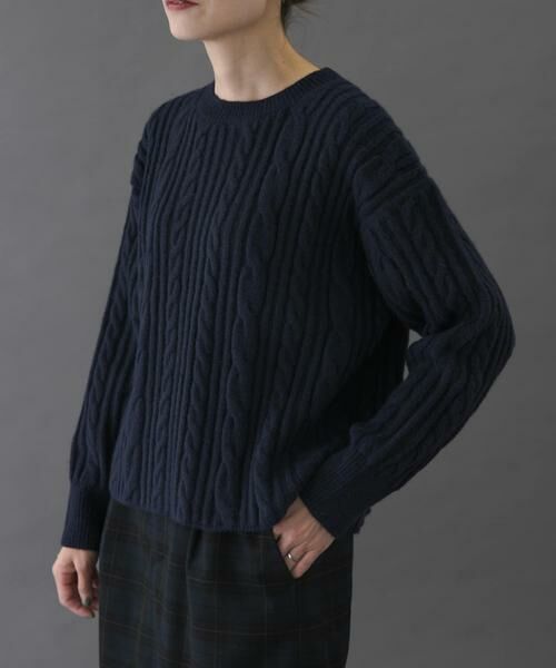 URBAN RESEARCH DOORS / アーバンリサーチ ドアーズ ニット・セーター | FORK&SPOON　ケーブルニットプルオーバー | 詳細16
