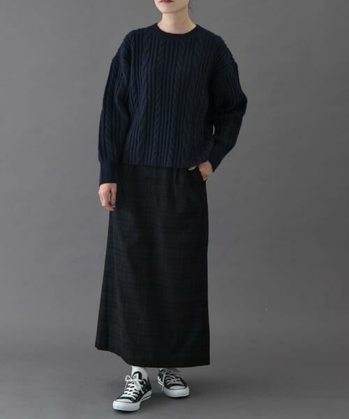 URBAN RESEARCH DOORS / アーバンリサーチ ドアーズ ニット・セーター | FORK&SPOON　ケーブルニットプルオーバー | 詳細19