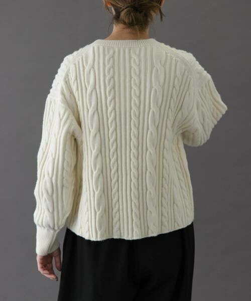 URBAN RESEARCH DOORS / アーバンリサーチ ドアーズ ニット・セーター | FORK&SPOON　ケーブルニットプルオーバー | 詳細26
