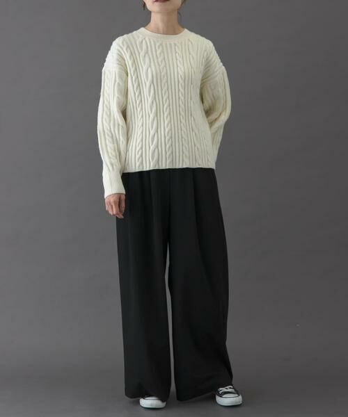 URBAN RESEARCH DOORS / アーバンリサーチ ドアーズ ニット・セーター | FORK&SPOON　ケーブルニットプルオーバー | 詳細28