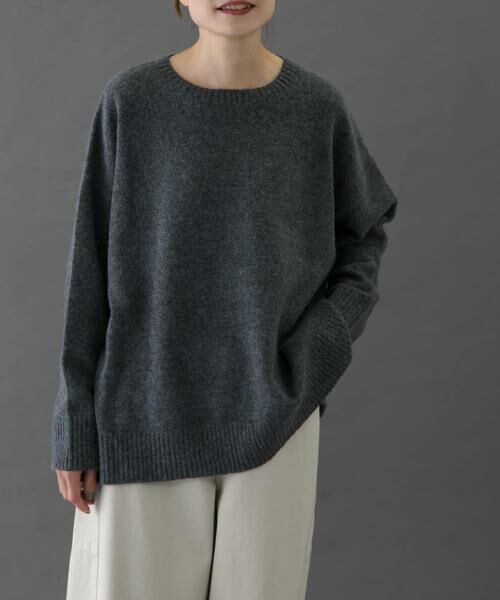 URBAN RESEARCH DOORS / アーバンリサーチ ドアーズ ニット・セーター | FORK&SPOON　コットンブレンドチュニックニット | 詳細17