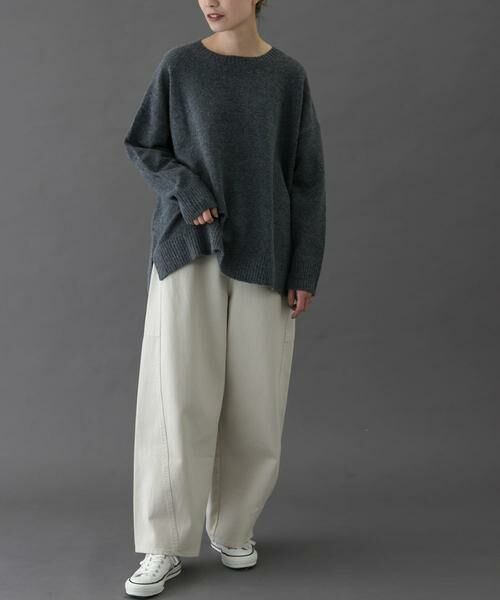URBAN RESEARCH DOORS / アーバンリサーチ ドアーズ ニット・セーター | FORK&SPOON　コットンブレンドチュニックニット | 詳細20