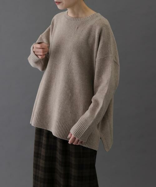 URBAN RESEARCH DOORS / アーバンリサーチ ドアーズ ニット・セーター | FORK&SPOON　コットンブレンドチュニックニット | 詳細26