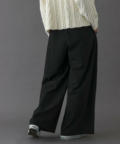 URBAN RESEARCH DOORS / アーバンリサーチ ドアーズ その他パンツ | FORK&SPOON ウールライクツータックワイドパンツ | 詳細19