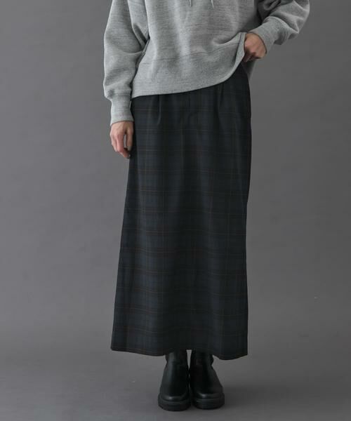 URBAN RESEARCH DOORS / アーバンリサーチ ドアーズ スカート | FORK&SPOON　チェックストレートスカート | 詳細2