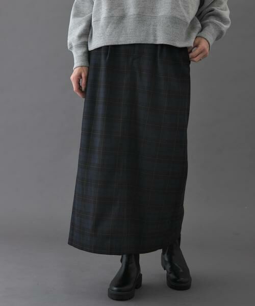 URBAN RESEARCH DOORS / アーバンリサーチ ドアーズ スカート | FORK&SPOON　チェックストレートスカート | 詳細3
