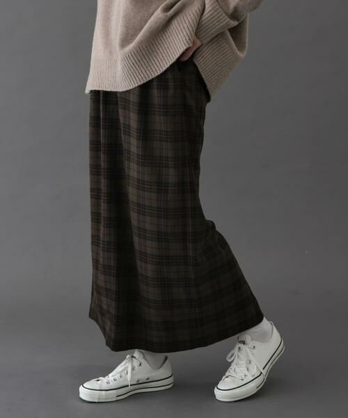 URBAN RESEARCH DOORS / アーバンリサーチ ドアーズ スカート | FORK&SPOON　チェックストレートスカート | 詳細11