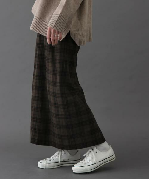 URBAN RESEARCH DOORS / アーバンリサーチ ドアーズ スカート | FORK&SPOON　チェックストレートスカート | 詳細12