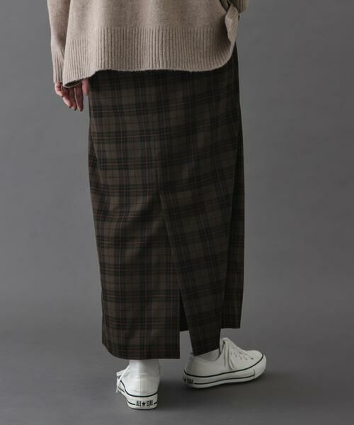 URBAN RESEARCH DOORS / アーバンリサーチ ドアーズ スカート | FORK&SPOON　チェックストレートスカート | 詳細13