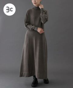 URBAN RESEARCH DOORS / アーバンリサーチ ドアーズ ワンピース | FORK&SPOON　ハイネックフレアニットワンピース