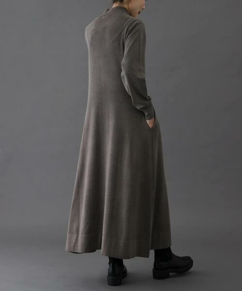 URBAN RESEARCH DOORS / アーバンリサーチ ドアーズ ワンピース | FORK&SPOON　ハイネックフレアニットワンピース | 詳細1