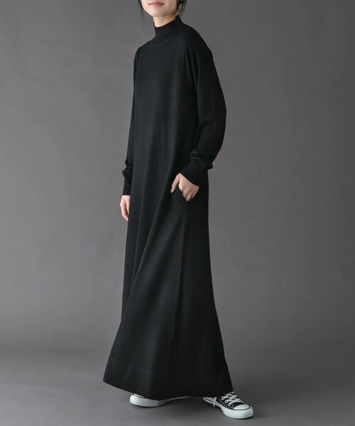 URBAN RESEARCH DOORS / アーバンリサーチ ドアーズ ワンピース | FORK&SPOON　ハイネックフレアニットワンピース | 詳細27