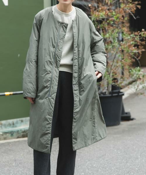 URBAN RESEARCH DOORS / アーバンリサーチ ドアーズ その他アウター | FORK&SPOON　SORONAノーカラーコート | 詳細1