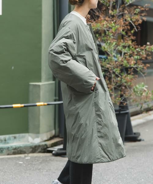 URBAN RESEARCH DOORS / アーバンリサーチ ドアーズ その他アウター | FORK&SPOON　SORONAノーカラーコート | 詳細4