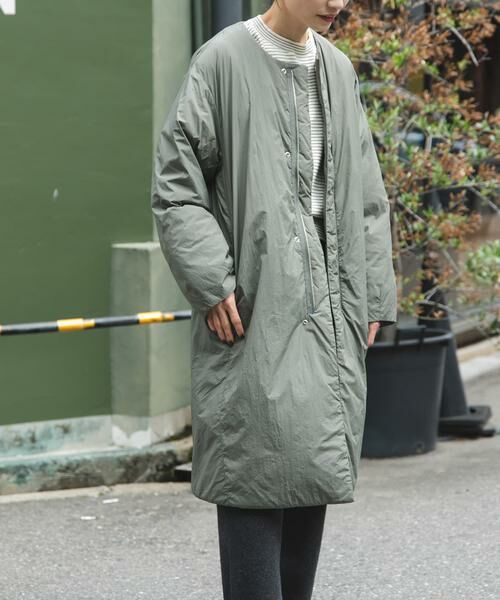 URBAN RESEARCH DOORS / アーバンリサーチ ドアーズ その他アウター | FORK&SPOON　SORONAノーカラーコート | 詳細5