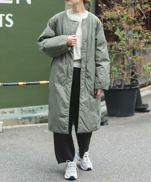 URBAN RESEARCH DOORS / アーバンリサーチ ドアーズ その他アウター | FORK&SPOON　SORONAノーカラーコート | 詳細6