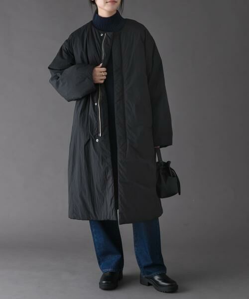 URBAN RESEARCH DOORS / アーバンリサーチ ドアーズ その他アウター | FORK&SPOON　SORONAノーカラーコート | 詳細14