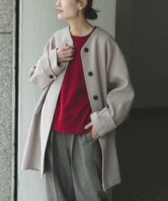 URBAN RESEARCH DOORS / アーバンリサーチ ドアーズ その他アウター | FORK&SPOON　ウールノーカラーコート