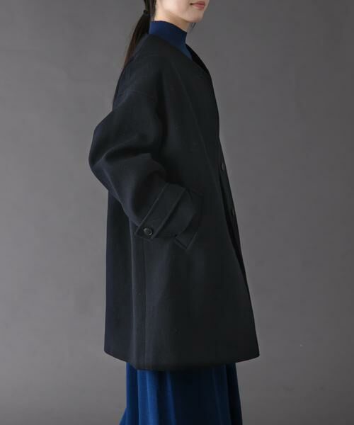 URBAN RESEARCH DOORS / アーバンリサーチ ドアーズ その他アウター | FORK&SPOON　ウールノーカラーコート | 詳細1