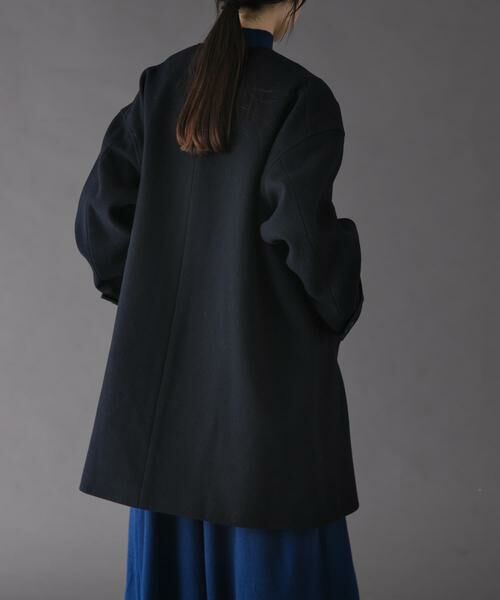 URBAN RESEARCH DOORS / アーバンリサーチ ドアーズ その他アウター | FORK&SPOON　ウールノーカラーコート | 詳細4