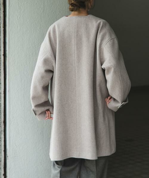 URBAN RESEARCH DOORS / アーバンリサーチ ドアーズ その他アウター | FORK&SPOON　ウールノーカラーコート | 詳細29