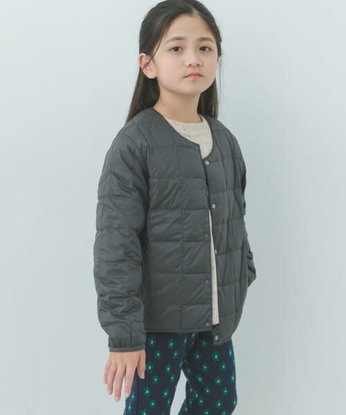 URBAN RESEARCH DOORS / アーバンリサーチ ドアーズ アウター | TAION　CREW NECK BUTTON DOWN JACKET(KIDS) | 詳細2