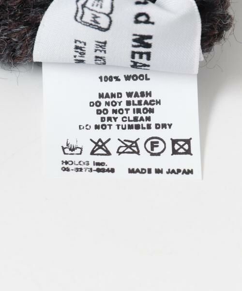 URBAN RESEARCH DOORS / アーバンリサーチ ドアーズ ニットキャップ | ENDS and MEANS　Roll Up Wool Knit Cap | 詳細4