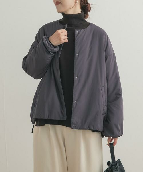 URBAN RESEARCH DOORS / アーバンリサーチ ドアーズ ブルゾン | 『UR TECH』撥水ポケッタブル中綿ブルゾン | 詳細15