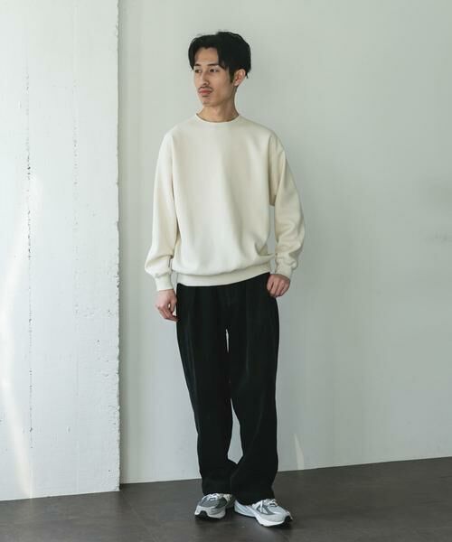 URBAN RESEARCH DOORS / アーバンリサーチ ドアーズ Tシャツ | ワッフルフリースクルーネックプルオーバー | 詳細12