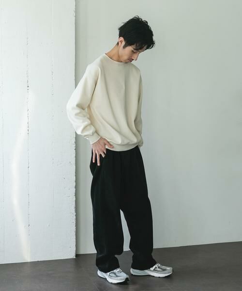 URBAN RESEARCH DOORS / アーバンリサーチ ドアーズ Tシャツ | ワッフルフリースクルーネックプルオーバー | 詳細13