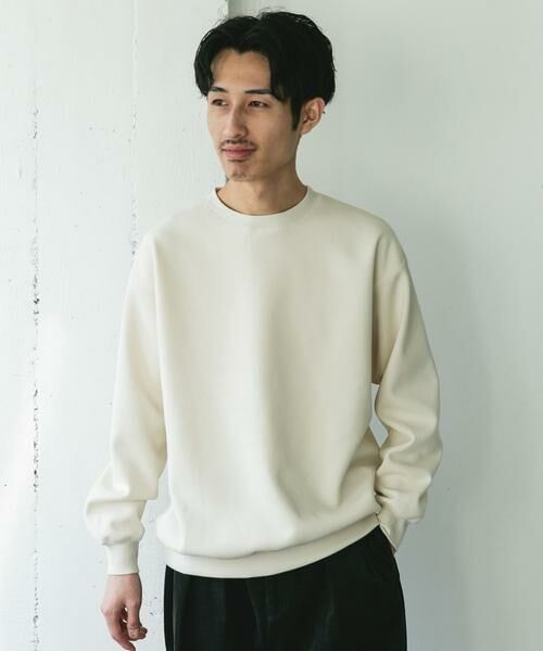 URBAN RESEARCH DOORS / アーバンリサーチ ドアーズ Tシャツ | ワッフルフリースクルーネックプルオーバー | 詳細9