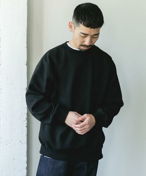 URBAN RESEARCH DOORS / アーバンリサーチ ドアーズ Tシャツ | ワッフルフリースクルーネックプルオーバー | 詳細9