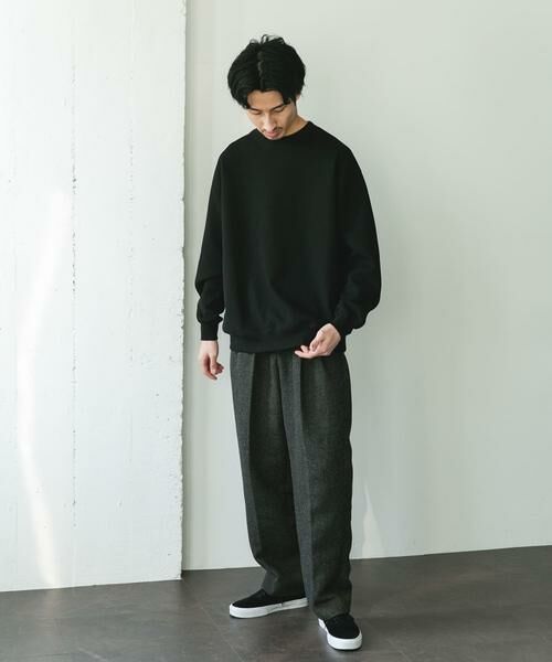 URBAN RESEARCH DOORS / アーバンリサーチ ドアーズ Tシャツ | ワッフルフリースクルーネックプルオーバー | 詳細27