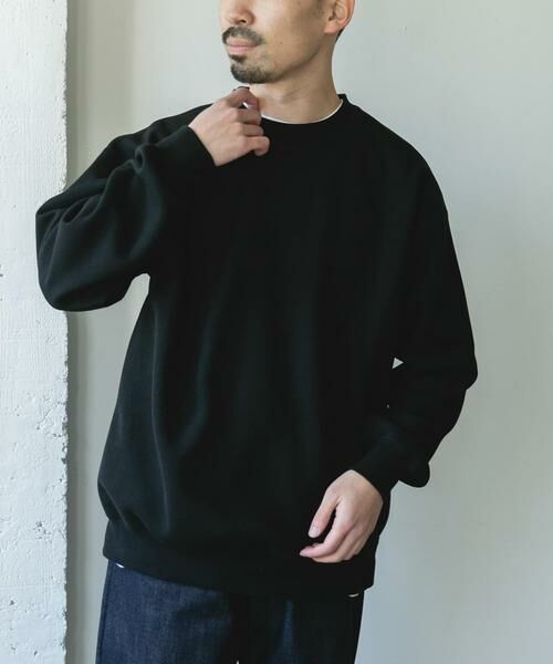 URBAN RESEARCH DOORS / アーバンリサーチ ドアーズ Tシャツ | ワッフルフリースクルーネックプルオーバー | 詳細10