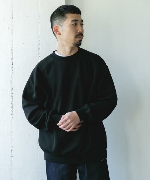 URBAN RESEARCH DOORS / アーバンリサーチ ドアーズ Tシャツ | ワッフルフリースクルーネックプルオーバー | 詳細12