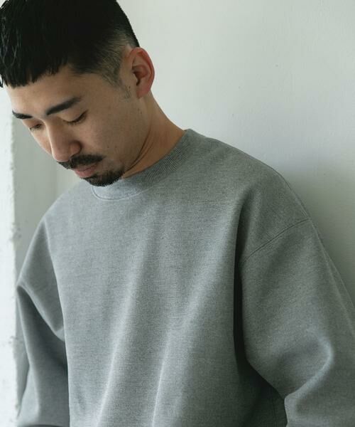 URBAN RESEARCH DOORS / アーバンリサーチ ドアーズ Tシャツ | ワッフルフリースクルーネックプルオーバー | 詳細22