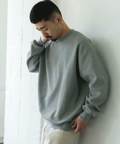 URBAN RESEARCH DOORS / アーバンリサーチ ドアーズ Tシャツ | ワッフルフリースクルーネックプルオーバー | 詳細23