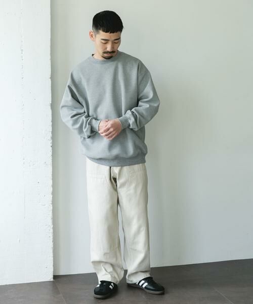 URBAN RESEARCH DOORS / アーバンリサーチ ドアーズ Tシャツ | ワッフルフリースクルーネックプルオーバー | 詳細24