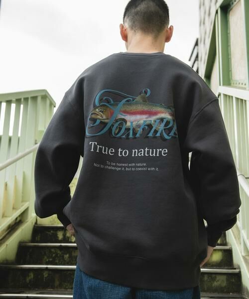 URBAN RESEARCH DOORS / アーバンリサーチ ドアーズ スウェット | FOXFIRE プリントスウェット | 詳細1