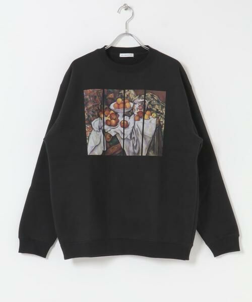 URBAN RESEARCH DOORS / アーバンリサーチ ドアーズ スウェット | セザンヌ アートプリント裏起毛スウェット | 詳細10