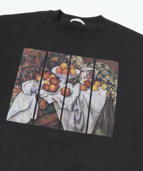 URBAN RESEARCH DOORS / アーバンリサーチ ドアーズ スウェット | セザンヌ アートプリント裏起毛スウェット | 詳細11