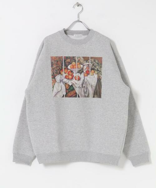 URBAN RESEARCH DOORS / アーバンリサーチ ドアーズ スウェット | セザンヌ アートプリント裏起毛スウェット | 詳細21