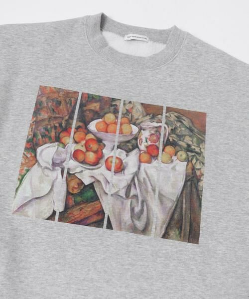 URBAN RESEARCH DOORS / アーバンリサーチ ドアーズ スウェット | セザンヌ アートプリント裏起毛スウェット | 詳細22