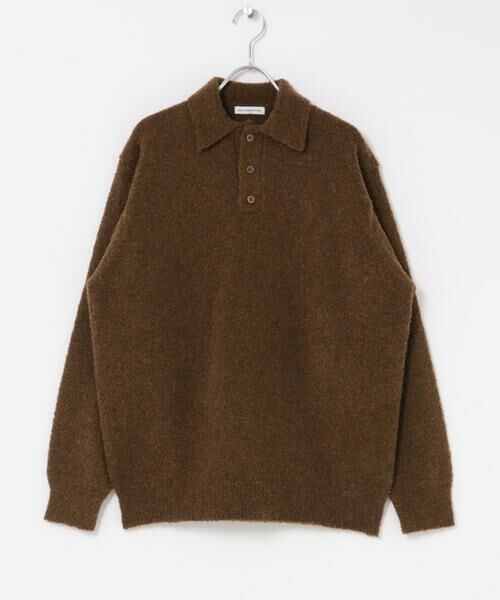 URBAN RESEARCH DOORS / アーバンリサーチ ドアーズ ニット・セーター | ブークレ ニットポロシャツ | 詳細7