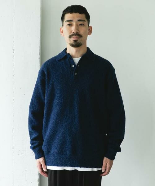 URBAN RESEARCH DOORS / アーバンリサーチ ドアーズ ニット・セーター | ブークレ ニットポロシャツ | 詳細25