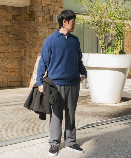 URBAN RESEARCH DOORS / アーバンリサーチ ドアーズ ニット・セーター | ブークレ ニットポロシャツ | 詳細18