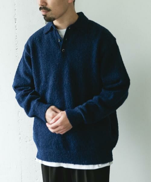 URBAN RESEARCH DOORS / アーバンリサーチ ドアーズ ニット・セーター | ブークレ ニットポロシャツ | 詳細20