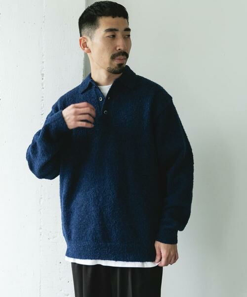 URBAN RESEARCH DOORS / アーバンリサーチ ドアーズ ニット・セーター | ブークレ ニットポロシャツ | 詳細21