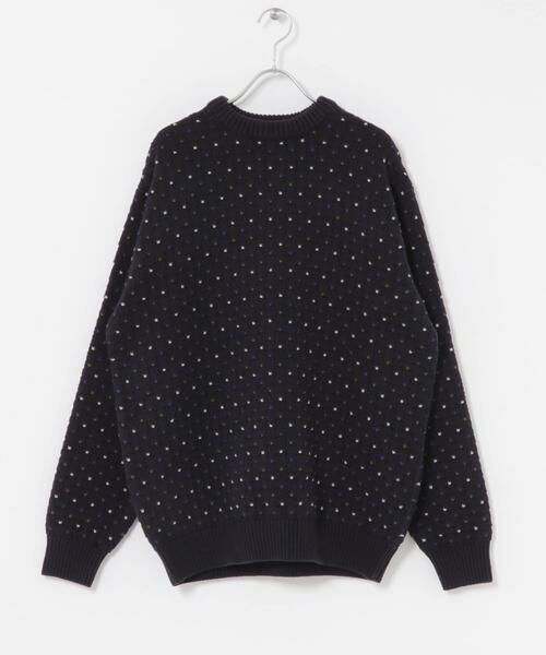 URBAN RESEARCH DOORS / アーバンリサーチ ドアーズ ニット・セーター | 変形バーズアイ クルーネックニット | 詳細12