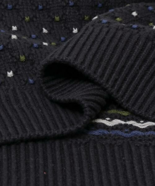 URBAN RESEARCH DOORS / アーバンリサーチ ドアーズ ニット・セーター | 変形バーズアイ クルーネックニット | 詳細16